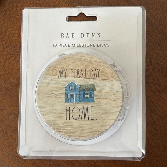 Rae Dunn Other - Rae Dunn Baby Girl / Baby Boy Infant Milestone Disks - Set of 10